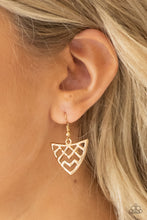 Load image into Gallery viewer, Paparazzi Welcome To The Lions Den - Gold - Necklace &amp; Earrings - $5 Jewelry with Ashley Swint
