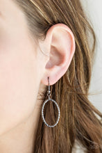 Load image into Gallery viewer, Paparazzi Chain Cadence - Black Gunmetal - Necklace and matching Earrings - $5 Jewelry With Ashley Swint