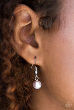 Load image into Gallery viewer, Paparazzi Elegant Ensemble - Silver Beads - Shimmery Silver Chain Necklace &amp; Earrings - $5 Jewelry With Ashley Swint