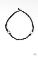Load image into Gallery viewer, Paparazzi Expert Excursionist - Black - White Lava Rock - Urban Necklace - $5 Jewelry With Ashley Swint