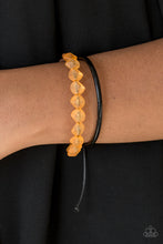Load image into Gallery viewer, Paparazzi Treasure Trail - Orange - Beads - Leather Sliding Knot - Bracelet - $5 Jewelry With Ashley Swint