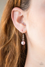 Load image into Gallery viewer, Paparazzi Uniquely Uptown - Pink - Pearls and Beads - White Rhinestones - Silver Tassel - Necklace - $5 Jewelry With Ashley Swint