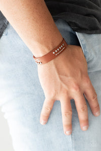 Paparazzi Always An Adventure - Brown Leather - Urban Bracelet - $5 Jewelry With Ashley Swint