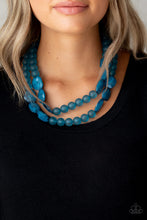 Load image into Gallery viewer, Paparazzi Arctic Art - Blue - Necklace &amp; Earrings - $5 Jewelry with Ashley Swint