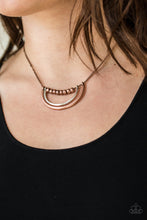 Load image into Gallery viewer, Paparazzi Artificial Arches - Copper - Necklace &amp; Earrings - $5 Jewelry with Ashley Swint