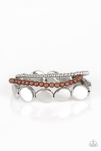 Load image into Gallery viewer, Paparazzi Beyond The Basics - Brown Beads - Set of 3 Bracelets - $5 Jewelry With Ashley Swint