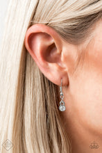 Load image into Gallery viewer, Paparazzi BLING to Attention - White - Necklace &amp; Earrings - Trend Blend / Fashion Fix Exclusive - September 2020 - $5 Jewelry with Ashley Swint