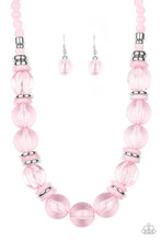 Load image into Gallery viewer, Paparazzi Bubbly Beauty - PINK - Acrylic Necklace &amp; Earrings - $5 Jewelry with Ashley Swint