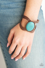 Load image into Gallery viewer, Paparazzi Coyote Couture - Copper - Turquoise Stone - Cuff Bracelet - $5 Jewelry With Ashley Swint