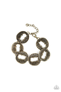 Paparazzi Cut It Out! - Brass - Bracelet - $5 Jewelry With Ashley Swint