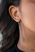 Load image into Gallery viewer, Paparazzi Diva Dance Party - White - Necklace &amp; Earrings - $5 Jewelry with Ashley Swint
