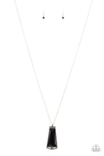 Load image into Gallery viewer, Paparazzi Empire State Elegance - Black Gem - Hematite Rhinestones - Necklace &amp; Earrings - $5 Jewelry with Ashley Swint