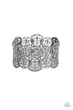 Load image into Gallery viewer, Paparazzi Fancy Fashionista - Black Gunmetal - Stretchy Band Bracelet - $5 Jewelry With Ashley Swint