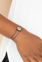 Load image into Gallery viewer, Paparazzi GLOW No Mercy - Black - Bracelet - $5 Jewelry with Ashley Swint