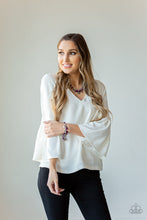 Load image into Gallery viewer, Paparazzi Guru Garden - Purple Plum Beads - Bold Silver Chains Necklace and matching Earrings - $5 Jewelry With Ashley Swint