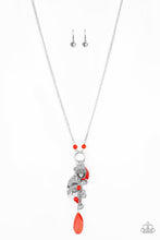 Load image into Gallery viewer, Paparazzi Hearts Content - Red - Heart Shaped Frame, &quot;Always&quot; Charm - Silver Necklace &amp; Earrings - $5 Jewelry With Ashley Swint