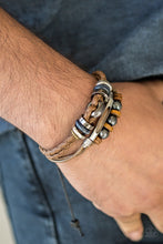 Load image into Gallery viewer, Paparazzi Hello Hiker - Brown Leather - Urban Bracelet - $5 Jewelry With Ashley Swint