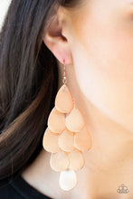 Load image into Gallery viewer, Paprazzi Iconic Illumination - Copper - Teardrops - Cascade Earrings - $5 Jewelry with Ashley Swint