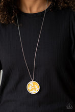Load image into Gallery viewer, Paparazzi Its POP Secret! - Yellow - and White Tortoise Shell - Necklace &amp; Earrings - $5 Jewelry with Ashley Swint