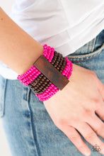 Load image into Gallery viewer, Paparazzi JAMAICAN Me Jam - Pink - Wooden Beads Bracelet - $5 Jewelry With Ashley Swint
