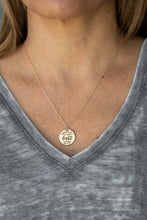 Load image into Gallery viewer, Paparazzi Let Your Light So Shine - Gold - Inspirational Necklace &amp; Earrings - $5 Jewelry with Ashley Swint