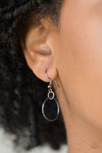 Load image into Gallery viewer, Paparazzi Main Street Mechanics - Black Gunmetal Rings - Necklace and matching Earrings - $5 Jewelry With Ashley Swint
