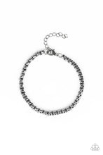 Load image into Gallery viewer, Paparazzi Metro Marathon - Black Gunmetal - Adjustable Bracelet - $5 Jewelry with Ashley Swint