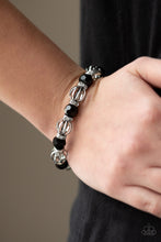 Load image into Gallery viewer, Paparazzi Metro Squad - Black Rhinestone Beads - Bracelet - $5 Jewelry With Ashley Swint