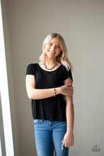 Load image into Gallery viewer, Paparazzi Metro Squad - Black Rhinestone Beads - Bracelet - $5 Jewelry With Ashley Swint