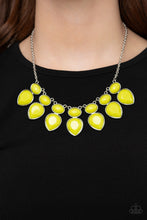 Load image into Gallery viewer, Paparazzi Modern Masquerade - Yellow - Teardrop Beads - Necklace &amp; Earrings - $5 Jewelry with Ashley Swint