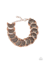 Load image into Gallery viewer, Paparazzi Moonlit Mesa - Copper - Adjustable Bracelet - $5 Jewelry with Ashley Swint