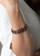 Load image into Gallery viewer, Paparazzi Moonlit Mesa - Copper - Adjustable Bracelet - $5 Jewelry with Ashley Swint