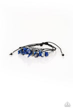 Load image into Gallery viewer, Paparazzi Nature Novice - Blue Stone - Sliding Knot Bracelet - $5 Jewelry With Ashley Swint