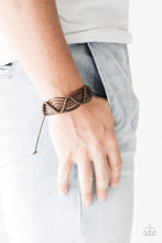 Load image into Gallery viewer, Paparazzi Rise To The Bait - Dark Brown - Sliding Knot Bracelet - $5 Jewelry With Ashley Swint