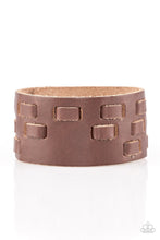 Load image into Gallery viewer, Paparazzi Rodeo Rampage - Brown Leather Band - Snap Bracelet - $5 Jewelry With Ashley Swint