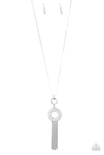 Load image into Gallery viewer, Paparazzi Sassy As They Come - White - Necklace &amp; Earrings - Life of the Party Exclusive June 2020 - $5 Jewelry with Ashley Swint