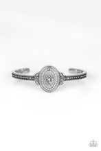 Load image into Gallery viewer, Paparazzi Savannah Sunset - Silver - Ornate Tribal Textured - Cuff Bracelet - $5 Jewelry With Ashley Swint