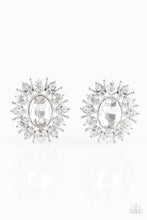 Load image into Gallery viewer, Paparazzi Serious Star Power - White Rhinestones - POST Earrings - $5 Jewelry with Ashley Swint