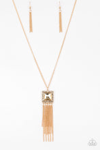 Load image into Gallery viewer, Paparazzi Shimmer Sensei - Gold - Necklace &amp; Earrings - $5 Jewelry with Ashley Swint