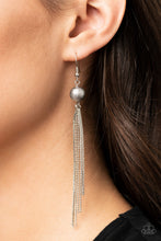 Load image into Gallery viewer, Paparazzi SLEEK-ing Revenge - Silver - Ball Chains - Earrings - $5 Jewelry with Ashley Swint