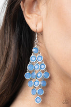 Load image into Gallery viewer, Paparazzi With ALL Dew Respect - Blue - Earrings - $5 Jewelry with Ashley Swint