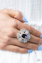 Load image into Gallery viewer, Paparazzi Iceberg Ahead - Purple - Ring - $5 Jewelry with Ashley Swint