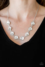 Load image into Gallery viewer, Paparazzi The Imperfectionist - White - Glassy Gems - Necklace &amp; Earrings - $5 Jewelry with Ashley Swint