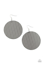 Load image into Gallery viewer, Paparazzi WEAVE Your Mark - Silver - Earrings - $5 Jewelry with Ashley Swint