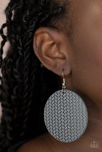 Load image into Gallery viewer, Paparazzi WEAVE Your Mark - Silver - Earrings - $5 Jewelry with Ashley Swint
