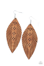 Load image into Gallery viewer, Paparazzi Wherever The Wind Takes Me - Brown - Leather Earrings - $5 Jewelry with Ashley Swint