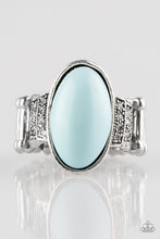 Load image into Gallery viewer, Paparazzi BEAD-To-Know Basis - Blue - White Rhinestone Silver Ring - $5 Jewelry With Ashley Swint
