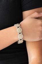 Load image into Gallery viewer, Paparazzi Dancing Dahlias - Brown - Stretchy Band Bracelet - $5 Jewelry With Ashley Swint
