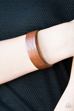 Load image into Gallery viewer, Paparazzi Gone Surfing - Brown Leather - Wrap Urban Bracelet - $5 Jewelry With Ashley Swint