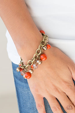 Grit and Glamour - Orange - Bracelet - $5 Jewelry With Ashley Swint